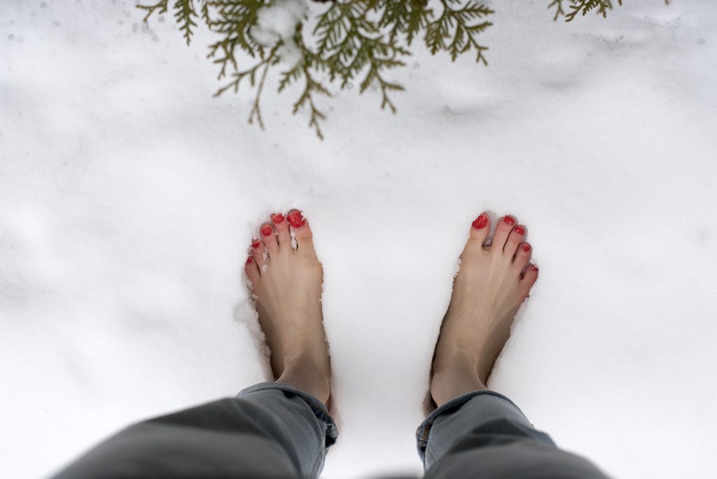 Idee per la cura dei piedi in inverno