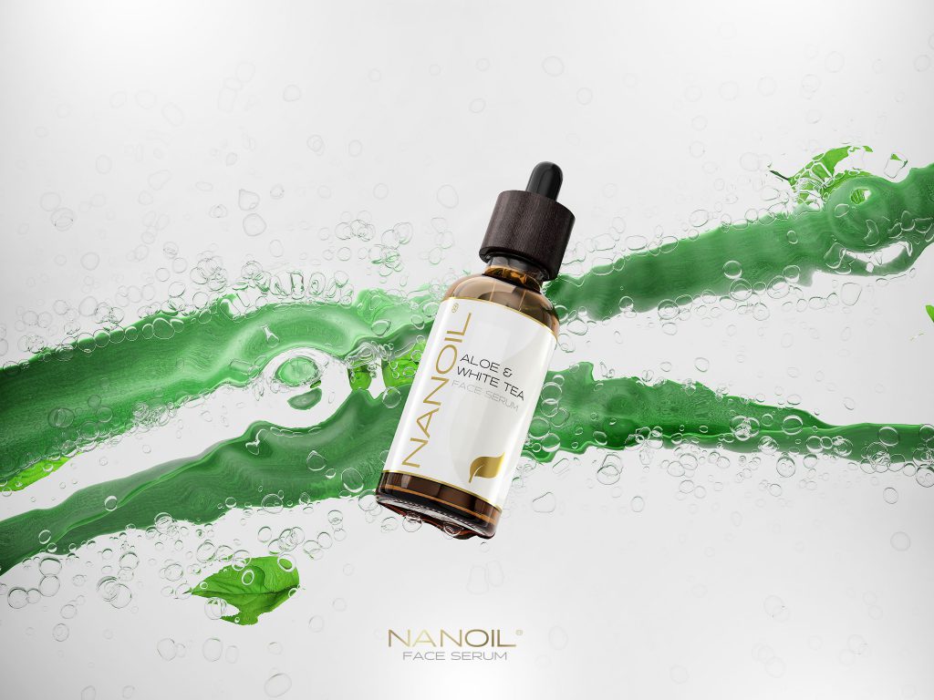 Aloe & White Tea Face Serum by Nanoil. Condensato di bellezza