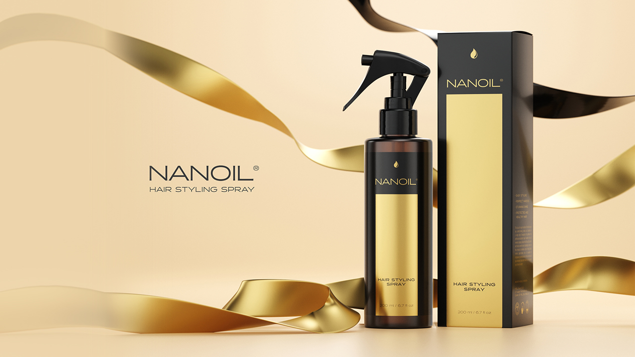 nanoil hair styling spray