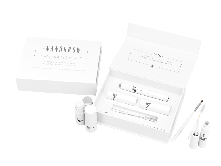 Il segreto della laminazione delle sopracciglia fatta in casa con Nanobrow Lamination Kit