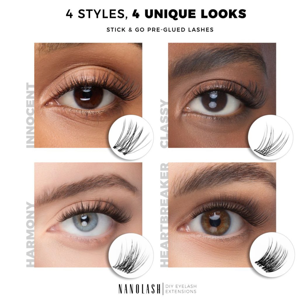 Ciglia preincollate per extension a casa nanolash